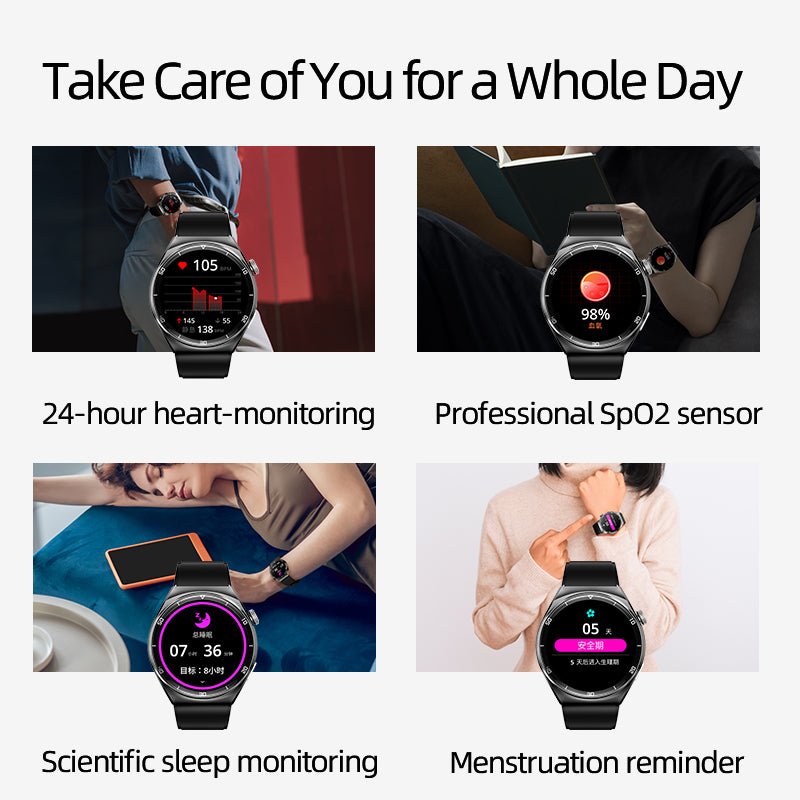 QCY GT2 Smart Watch With 1.43 AMOLED Display, Zinc Alloy Frame