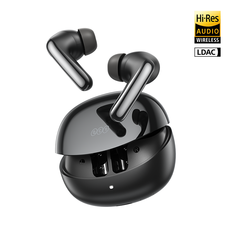 QCY MeloBuds N60 ANC Earbuds LDAC Hi-Res Audio with Coaxial Dual Driver