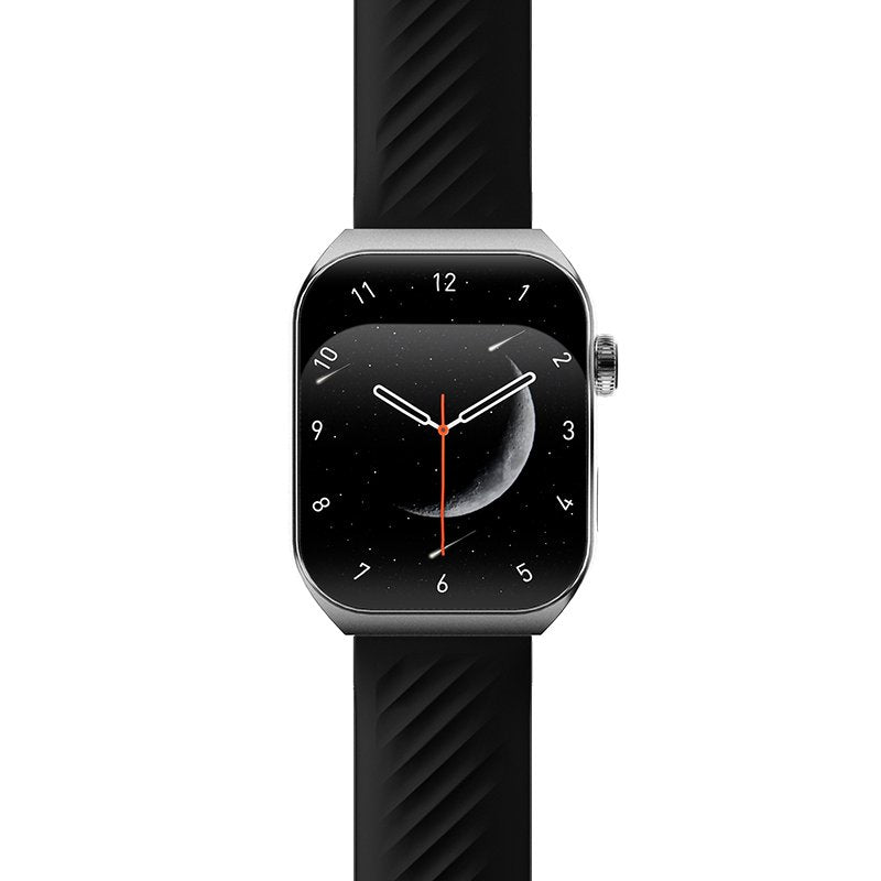 QCY Smart Sports Watch GS2 with 1.96 Large AMOLED Screen Display, 100 Plus Watch Faces & 4 Themes, BT Calling, 100 Plus Sports Mode