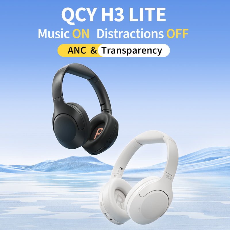 QCY H3 Lite ANC Wireless Headphones 40mm Driver