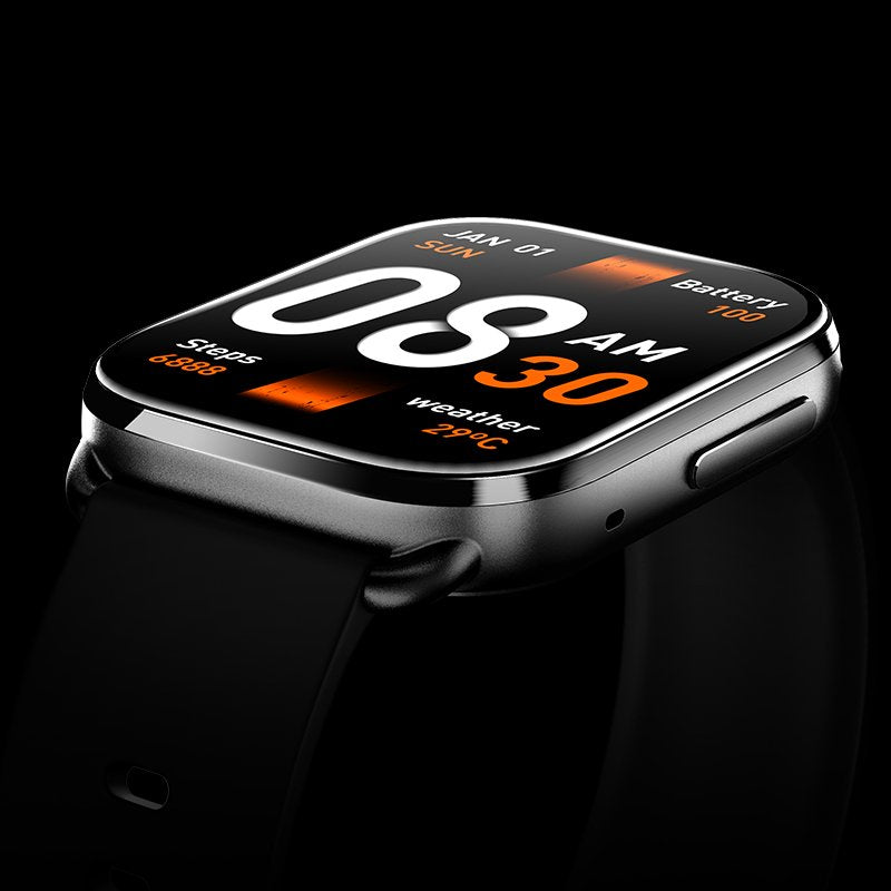 QCY Watch GS Bluetooth Calling Smart Watch 2.02” Full Touch Screen 100+ Sports Mode
