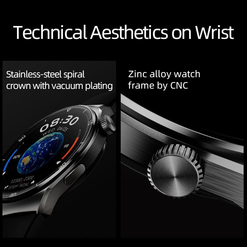 QCY GT2 Smart Watch With 1.43 AMOLED Display, Zinc Alloy Frame