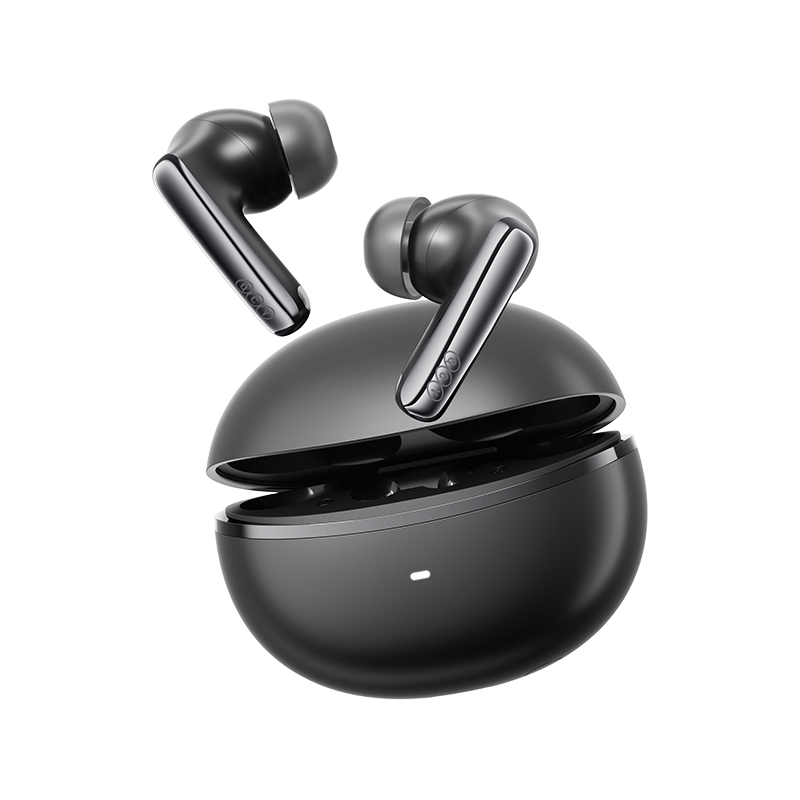 QCY MeloBuds N70 Aadptive Hybrid Active Noise Cancelling Wireless Earbuds, Bluetooth 6.0 with 6 Mics Clear Call