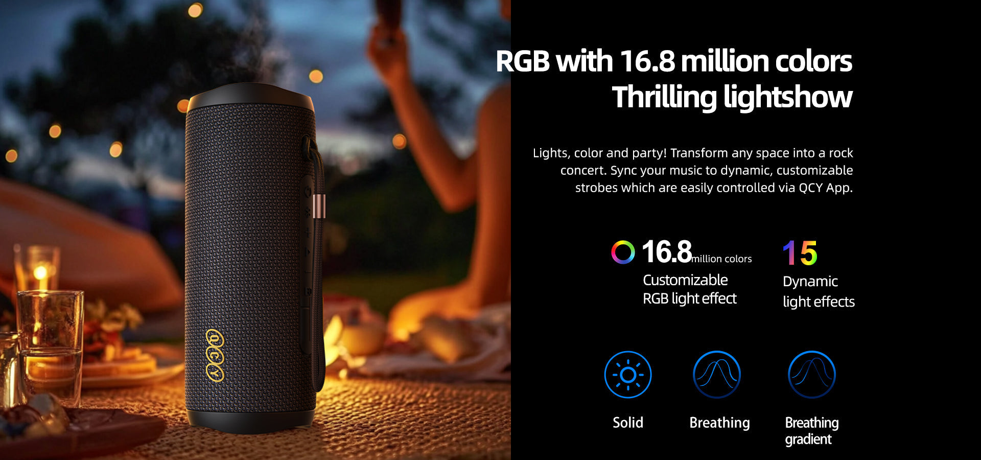 QCY SP7 Portable Bluetooth Speaker 40W