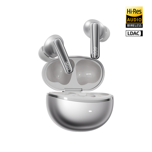 QCY MeloBuds N70 Aadptive Hybrid Active Noise Cancelling Wireless Earbuds, Bluetooth 6.0 with 6 Mics Clear Call